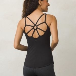 PrAna Dreaming Strappy Top - Black - Size XS